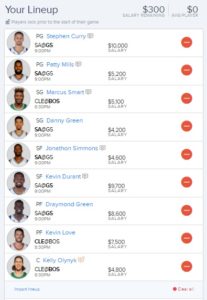 nba fanduel 5-16-2017