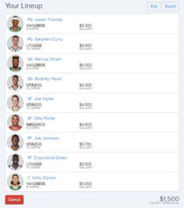 nba fanduel 5-2-2017