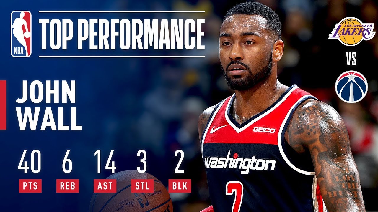 John Wall’s 40-Point Double-Double Guides Washington To Win Over Lakers | December 16, 2018
