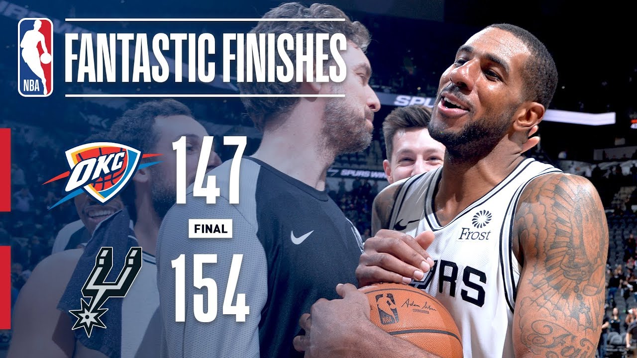 Thunder and Spurs EPIC Double-Overtime Thriller | January 10, 2019