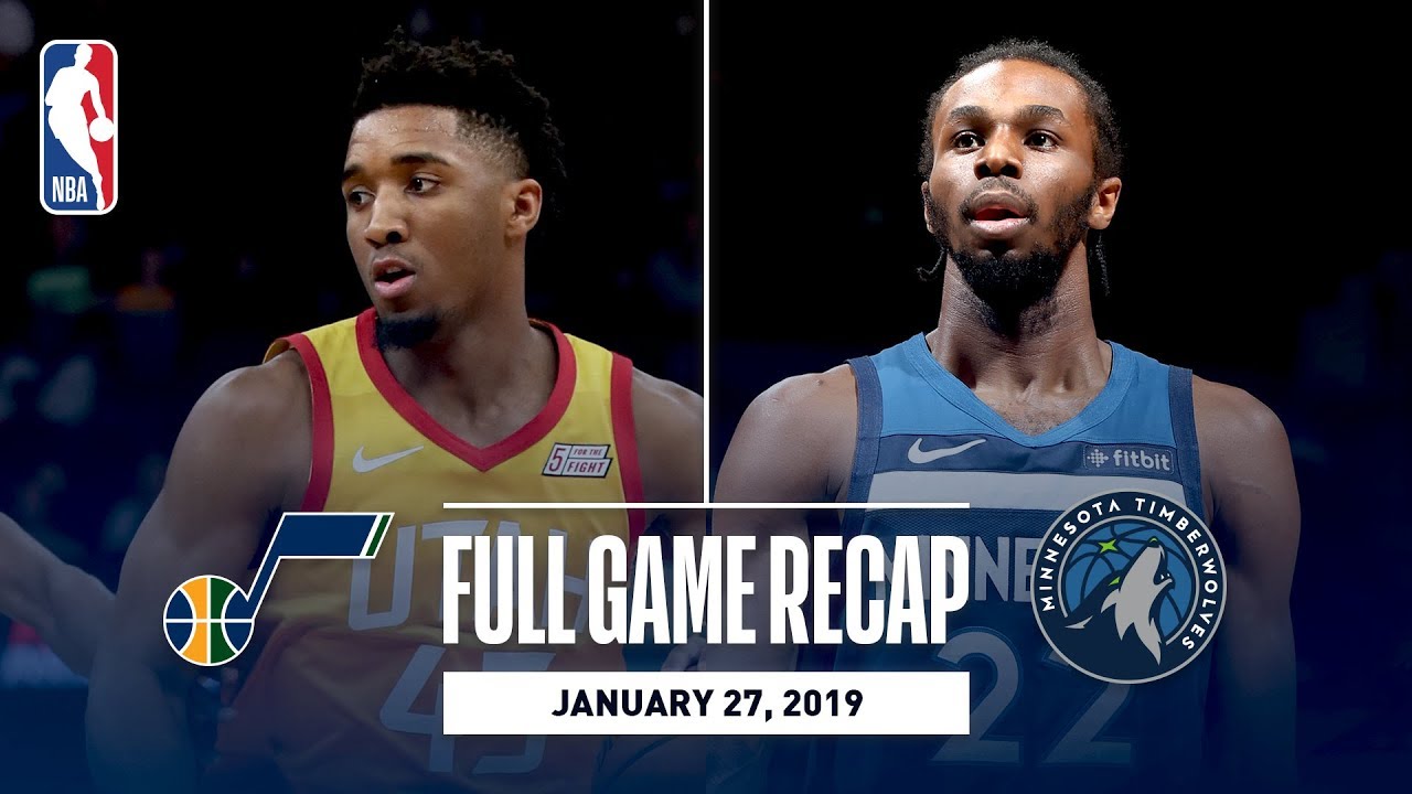 Full Game Recap: Jazz vs Timberwolves | Donovan Mitchell & Andrew Wiggins Duel In Minnesota