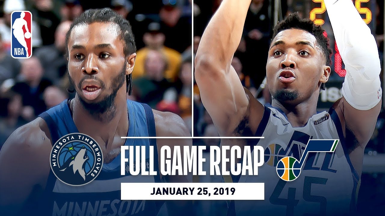 Full Game Recap: Timberwolves vs Jazz | Mitchell and Gobert Record Double-Doubles