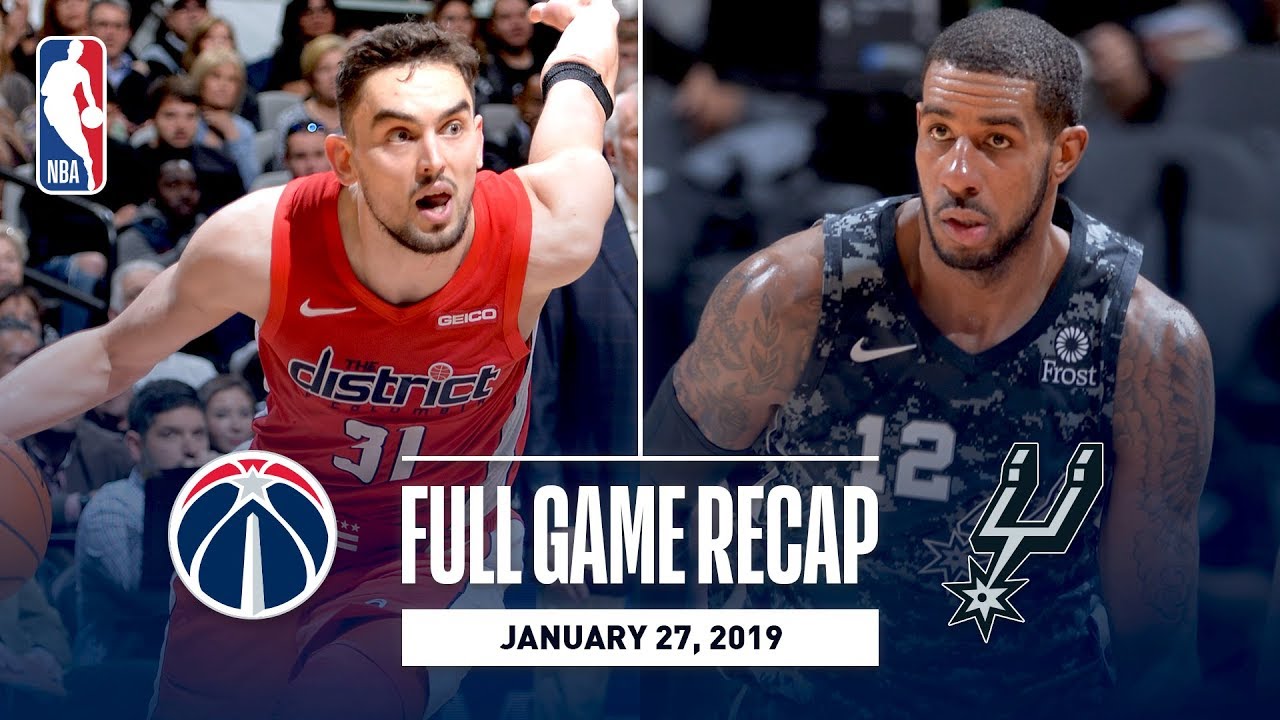Full Game Recap: Wizards vs Spurs | LaMarcus Aldridge Leads San Antonio