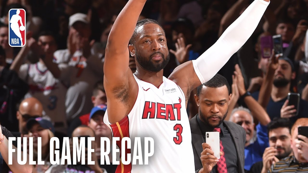 HEAT vs KNICKS | Dwyane Wade’s Last Game At Madison Square Garden | March 30, 2019