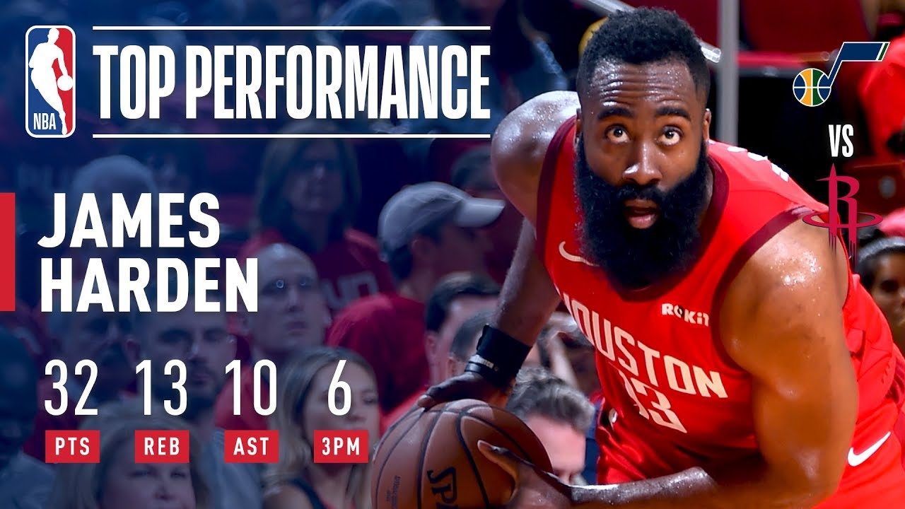 James Harden Notches His 3rd Career Playoff TRIPLE-DOUBLE | April 17, 2019