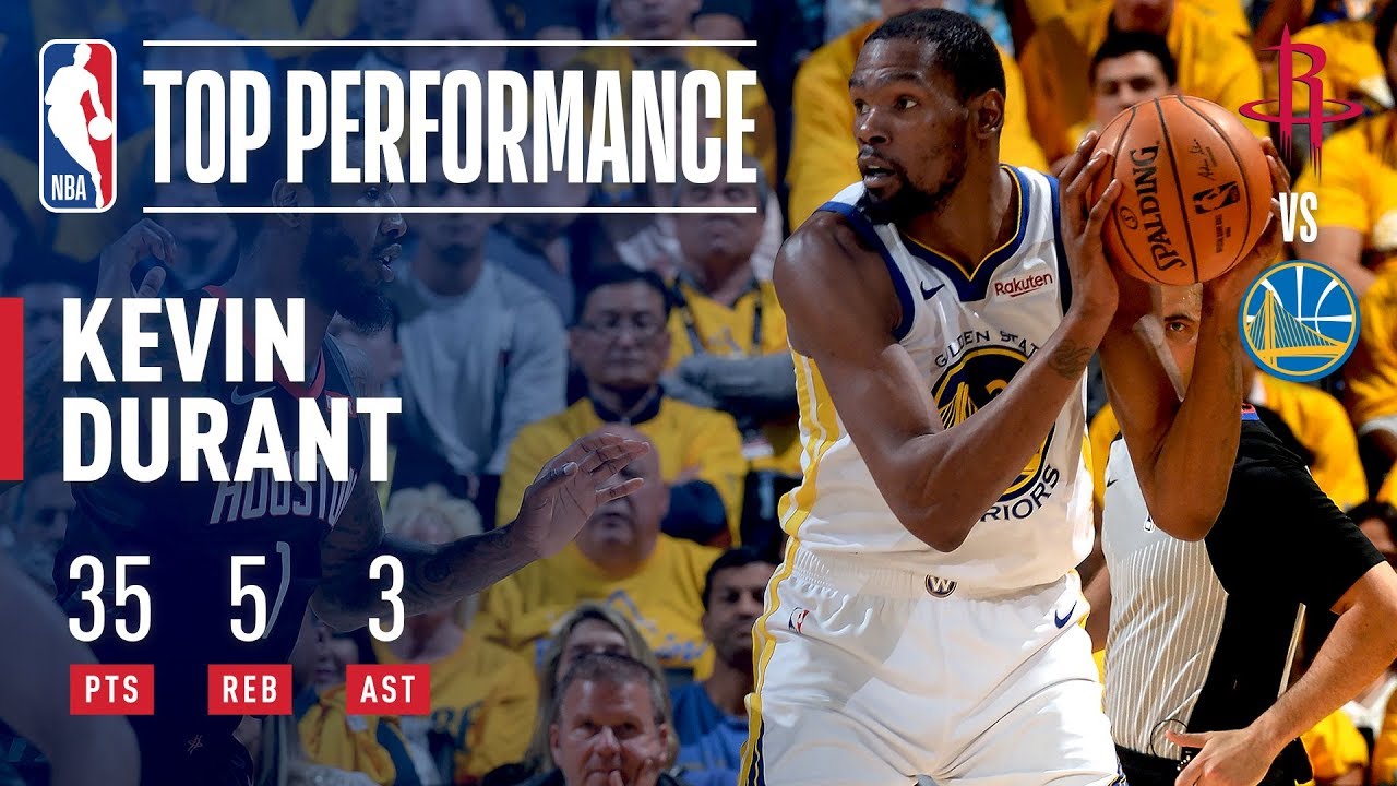 Kevin Durant Records His 5th Straight 30+ Point Game | April 28, 2019