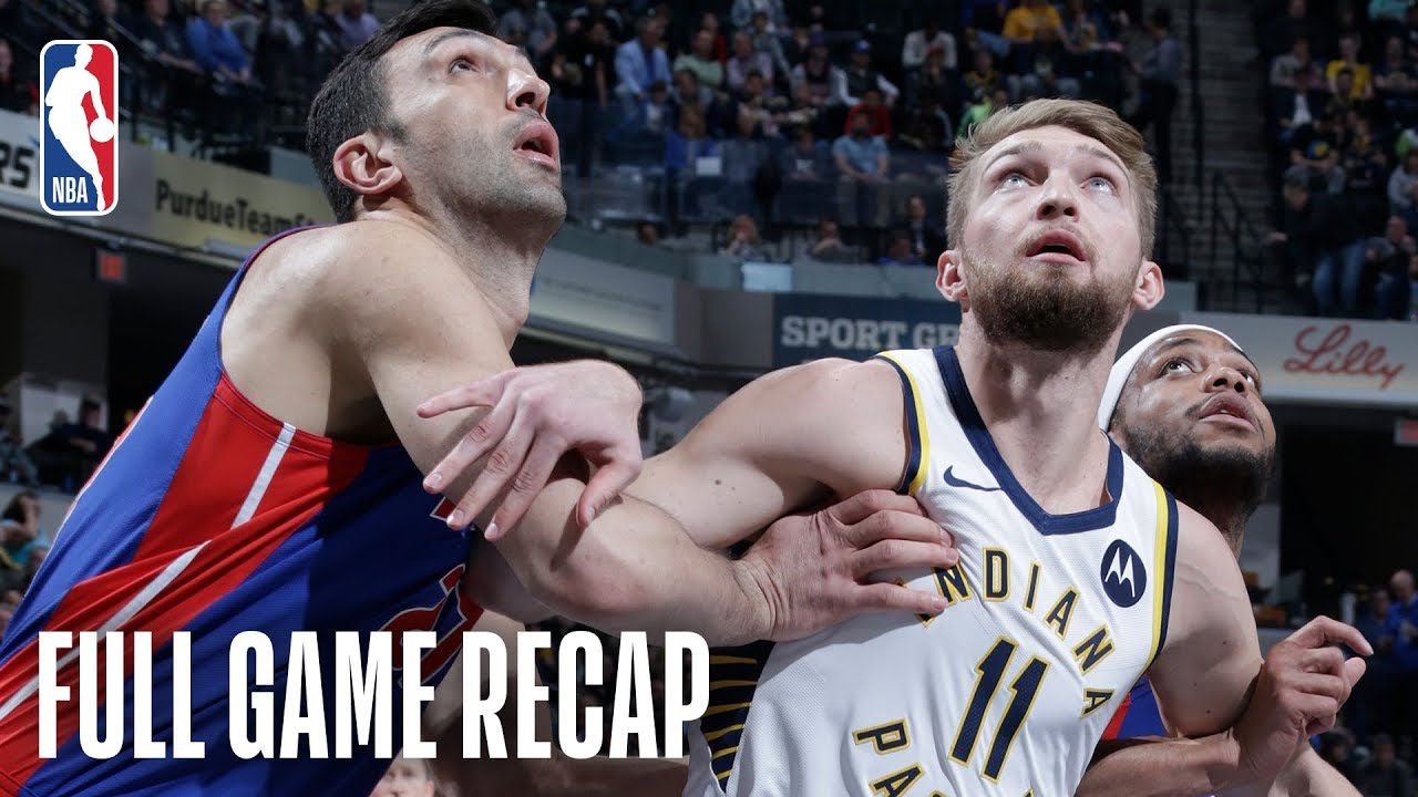 PISTONS vs PACERS | Sabonis’ Double-Double Leads Indiana | April 1, 2019