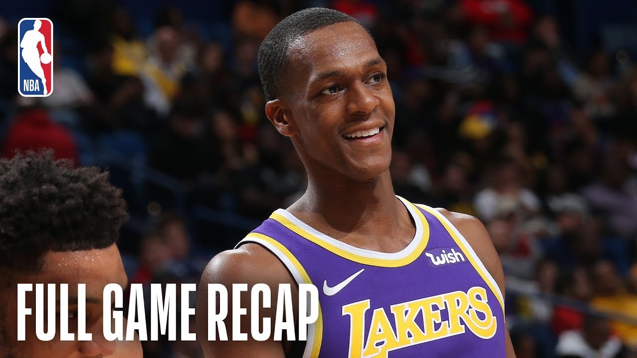 LAKERS vs PELICANS | Rajon Rondo Goes For A Season-High 24 Points  | March 31, 2019