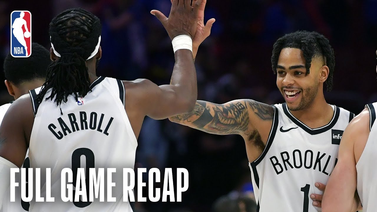 NETS vs 76ERS | D’Angelo Russell Scores 19 In The 2nd Half | Game 1