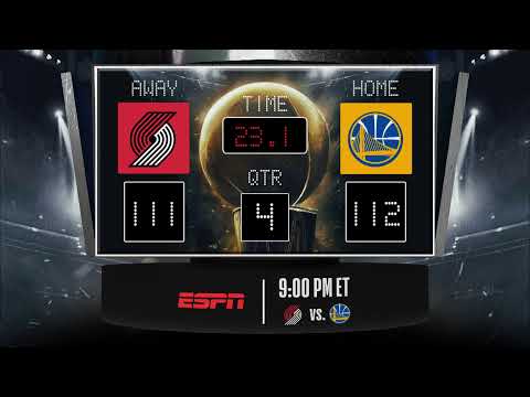 Trail Blazers @ Warriors LIVE Scoreboard – Join the conversation & catch all the action on ESPN!