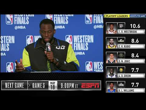 Draymond Green Press Conference | Western Conference Finals Game 2