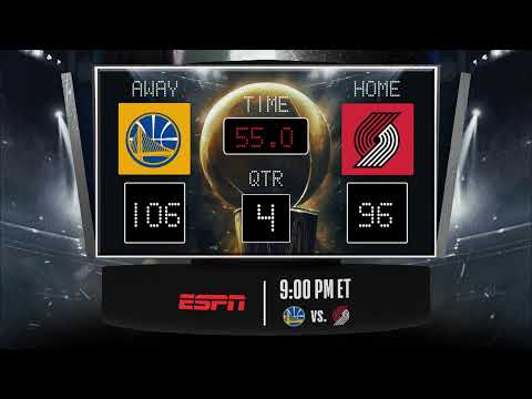 Warriors @ Trail Blazers LIVE Scoreboard – Join the conversation & catch all the action on ESPN!