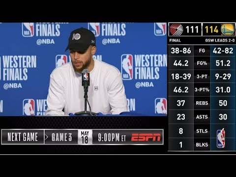 Stephen Curry Press Conference | Western Conference Finals Game 2
