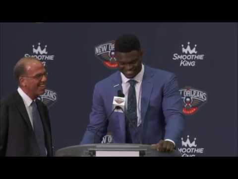New Orleans Pelicans Introduce #1 Overall Pick Zion Williamson
