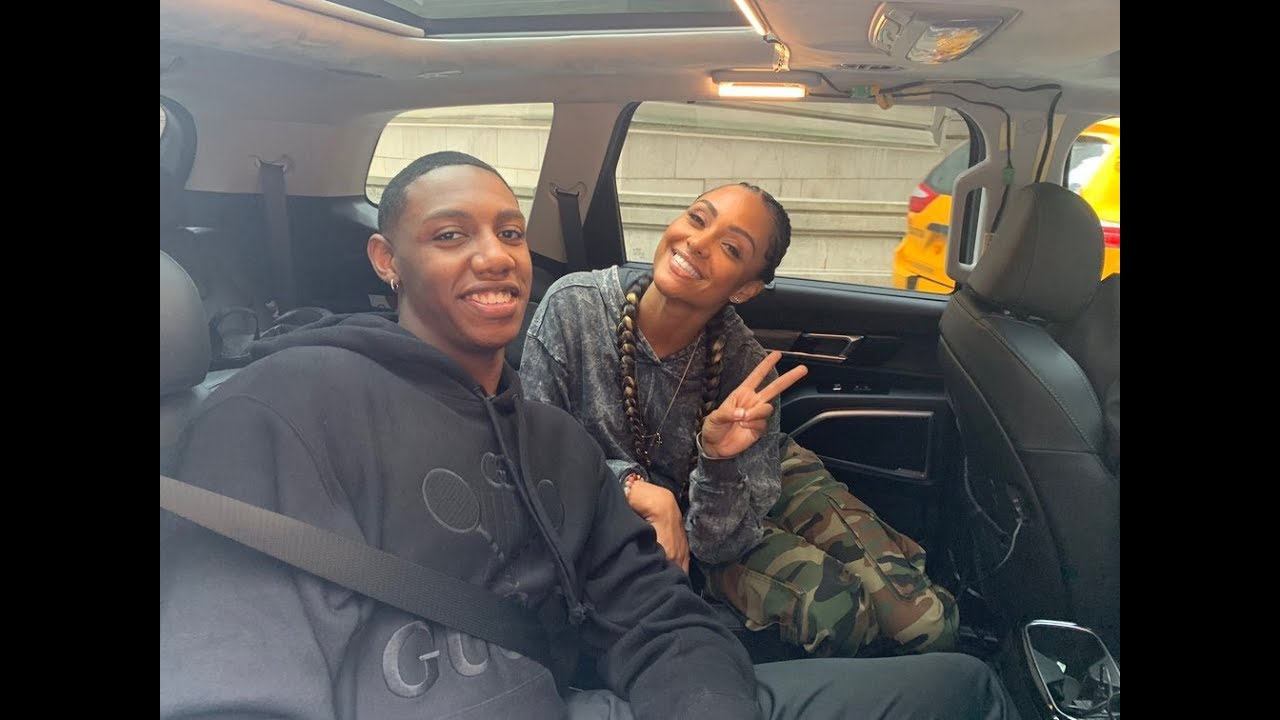 RJ Barrett arrives in NYC and chats with Brittney Elena | Kia