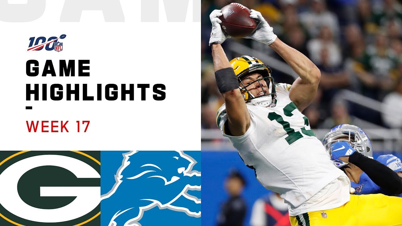 Packers vs. Lions Week 17 Highlights | NFL 2019