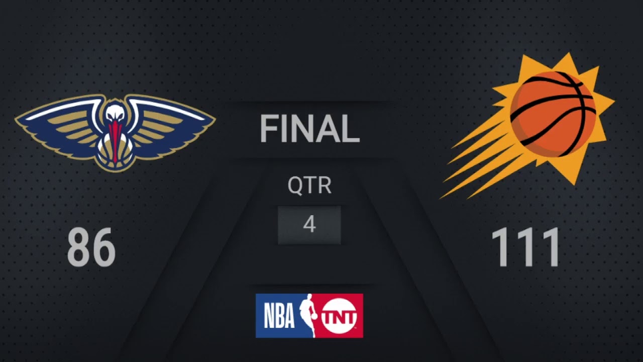 Pelicans @ Suns | NBA on TNT Live Scoreboard | #KiaTipOff20