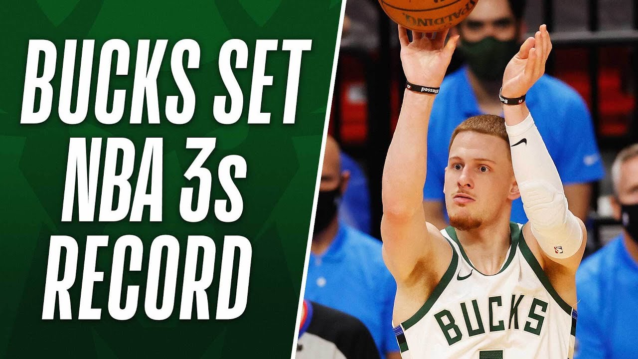 12 Different Bucks Players Hit Threes In The Record-Breaking Performance!