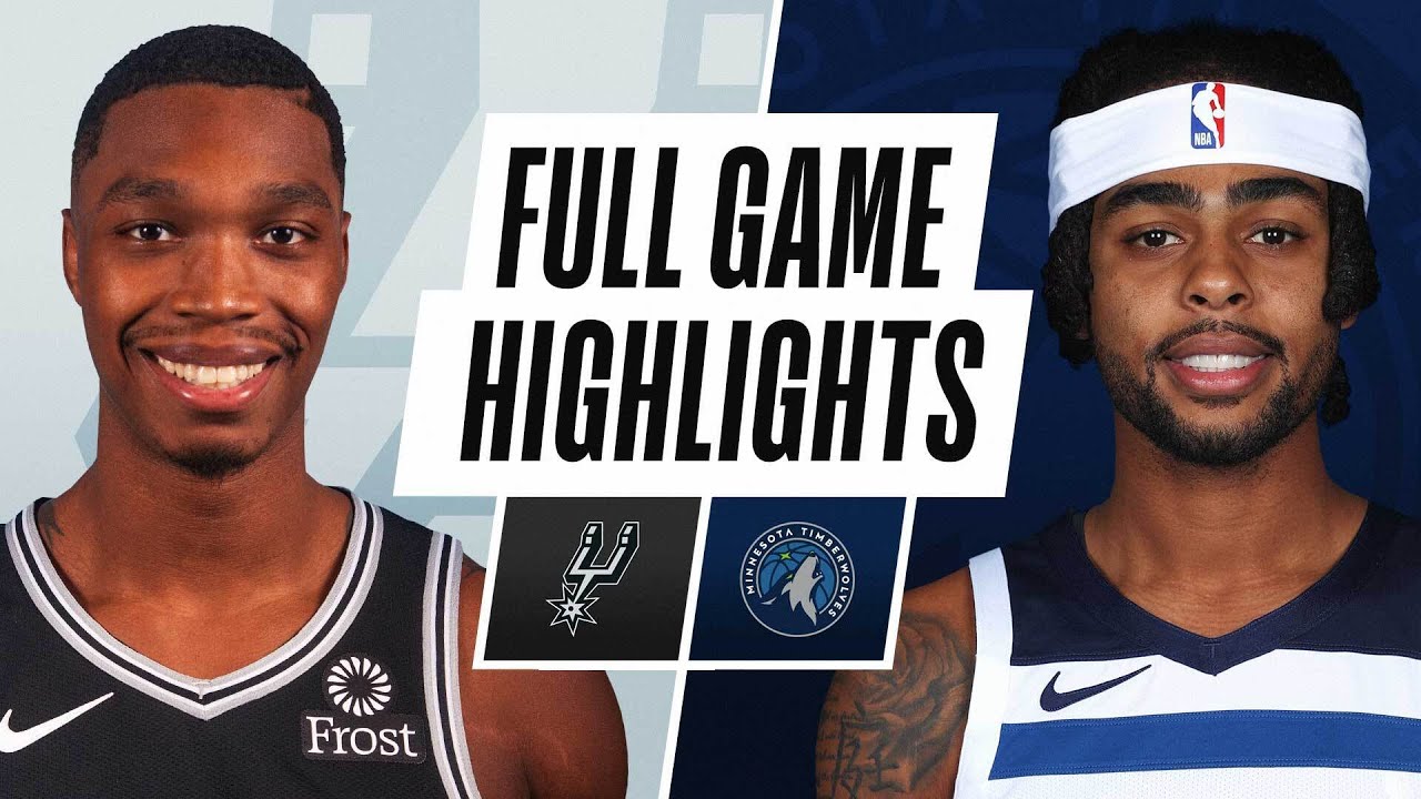 SPURS at TIMBERWOLVES | FULL GAME HIGHLIGHTS | January 10, 2021