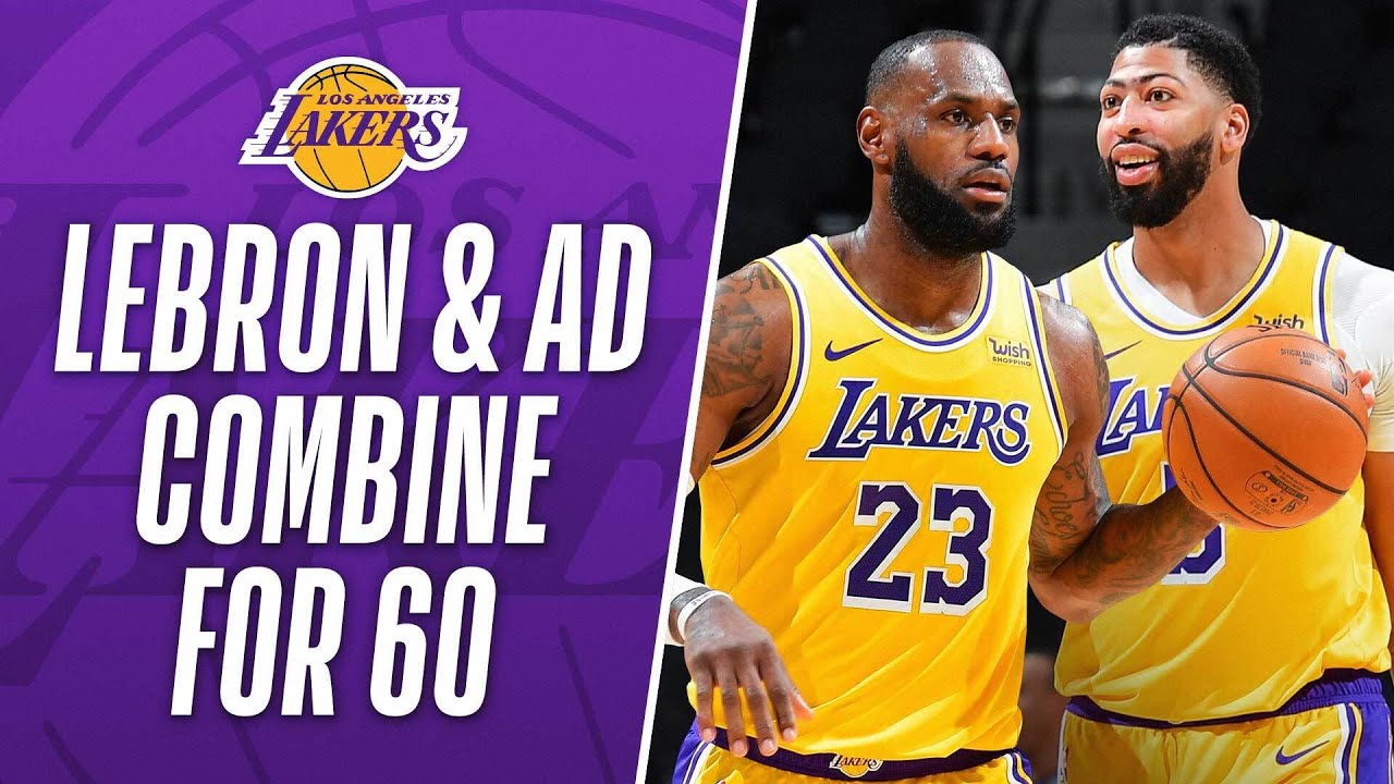 LeBron & AD Combine For 60 PTS & 22 REB To Power Lakers!