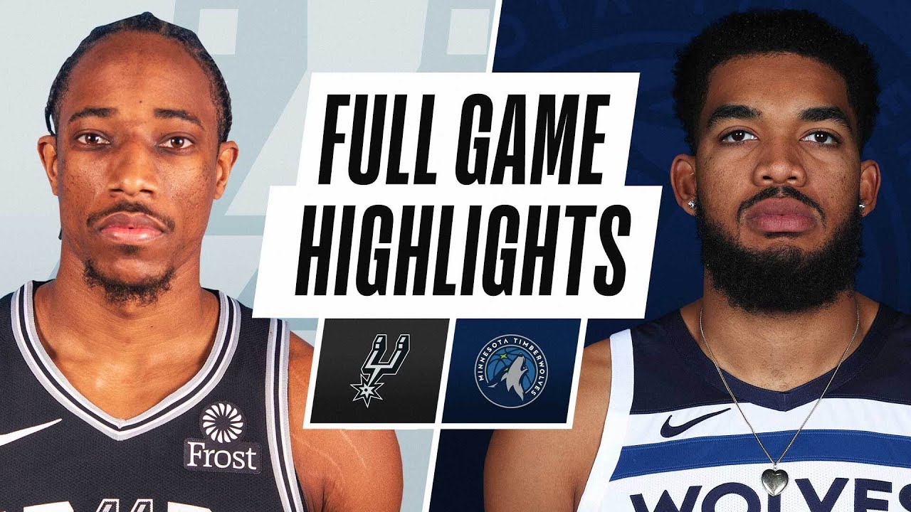 SPURS at TIMBERWOLVES | FULL GAME HIGHLIGHTS | January 9, 2021