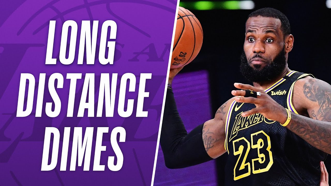 “What A Play” LeBron’s BEST Long Distance Dimes As A Laker!
