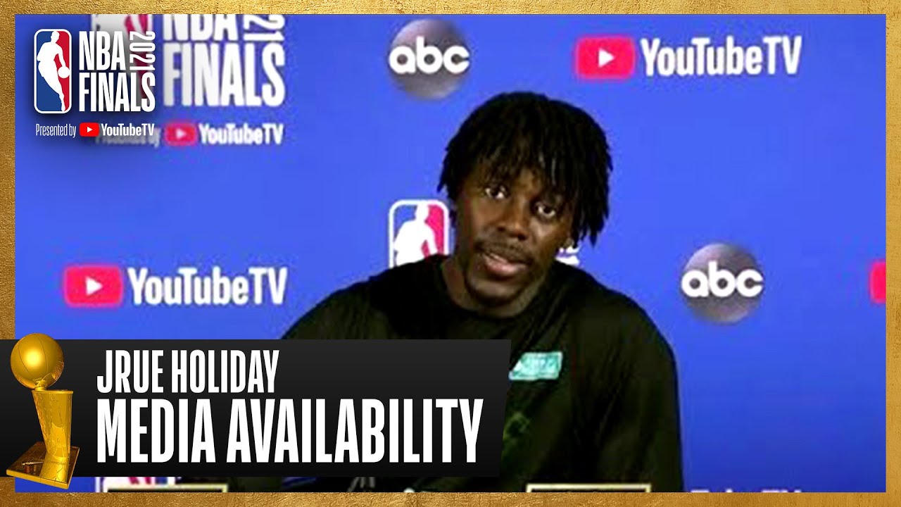 Jrue Holiday#NBAFinals Media Availability | July 10th, 2021