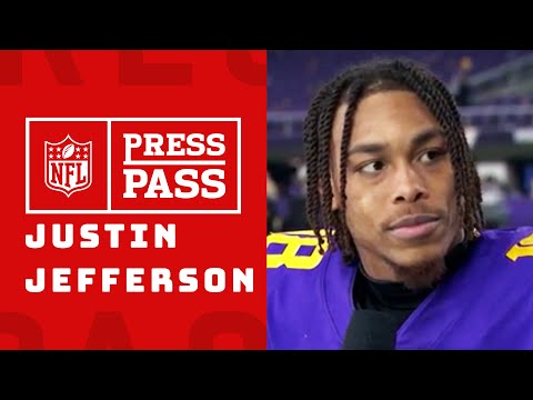 Justin Jefferson on ‘TNF’ Last Second Win, “2nd half.. I don’t know what happened” | NFL Press Pass