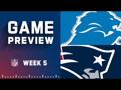 Detroit Lions vs. New England Patriots Week 5 Game Preview