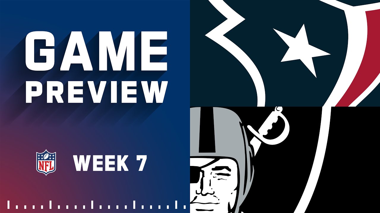 Houston Texans vs. Las Vegas Raiders | 2022 Week 7 Game Preview