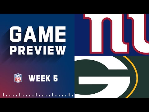 New York Giants vs. Green Bay Packers Week 5 Game Preview
