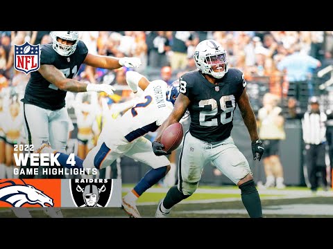 Denver Broncos vs. Las Vegas Raiders | 2022 Week 4 Highlights