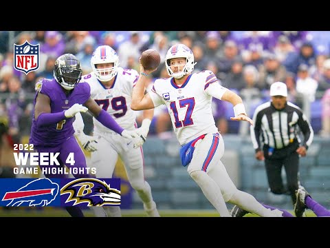 Buffalo Bills vs. Baltimore Ravens | Week 4 2022 Highlights