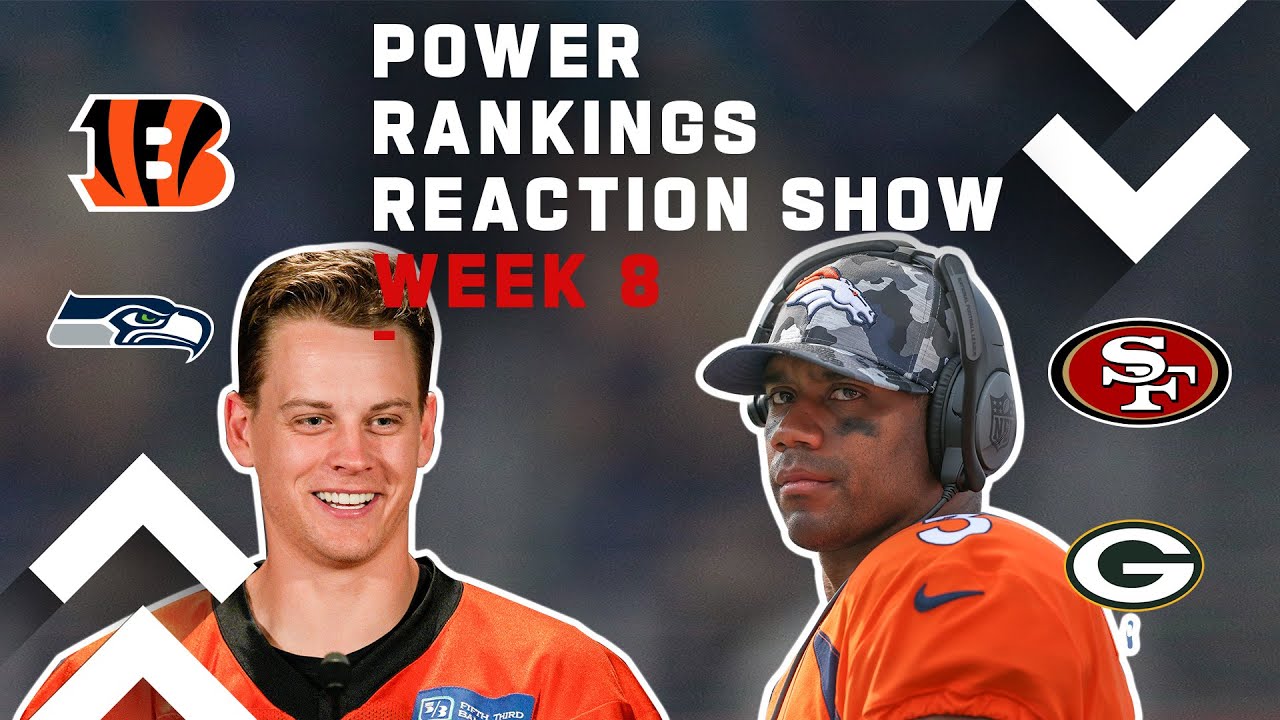 NFL Week 8 Power Rankings Reaction Show