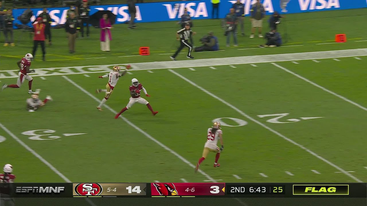 Greg Dortch Torched the 49ers to set up a Touchdown!